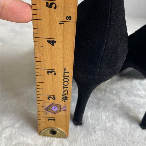 H&M Elegant Suede Black Women's Pumps Size 6 - Picture 10 of 14